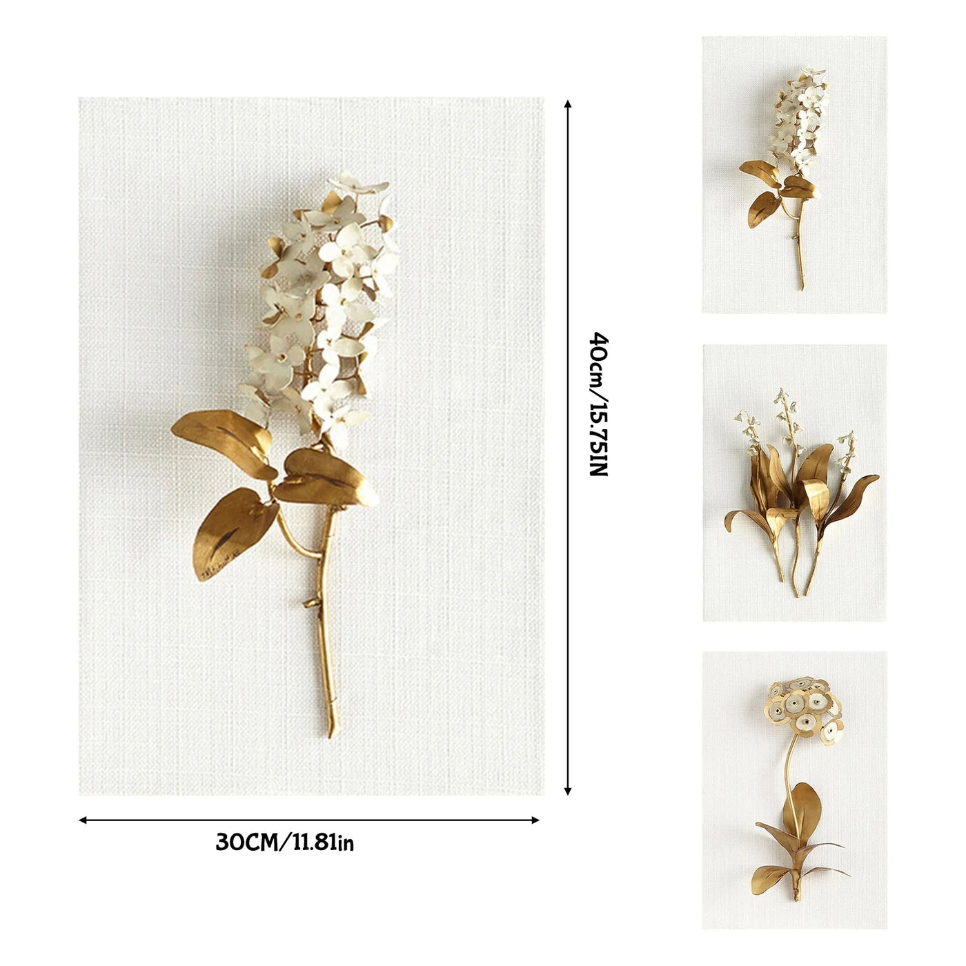 Fall Decorations for Home Room Decor 3 Piece Set Modern Wall Art Flower Print Large Canvas Painting Picture Abstract(No Frame） Home Decor