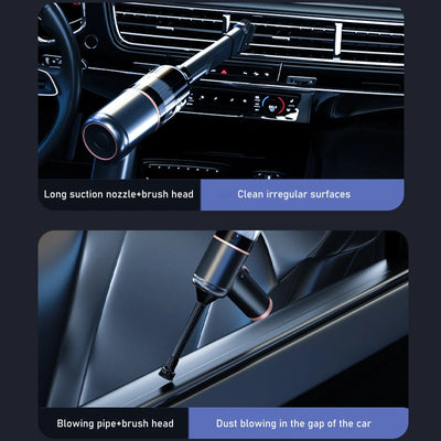 Vacuum Cleaner Home Appliances Handheld Cordless Vacuum Cleaner Powerful Suction Power, for Cars/Rvs/Trucks, Hepa Filtration and Easy Cle-Ar Collection Bin, Usb Charging Cable Included