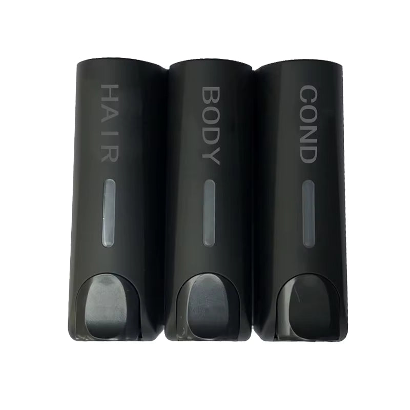 Single/Double/Triple 350Ml Soap Dispenser Wall-Mount Shower Bath Shampoo Dispenser Liquid Soap Container Bathroom Accessories