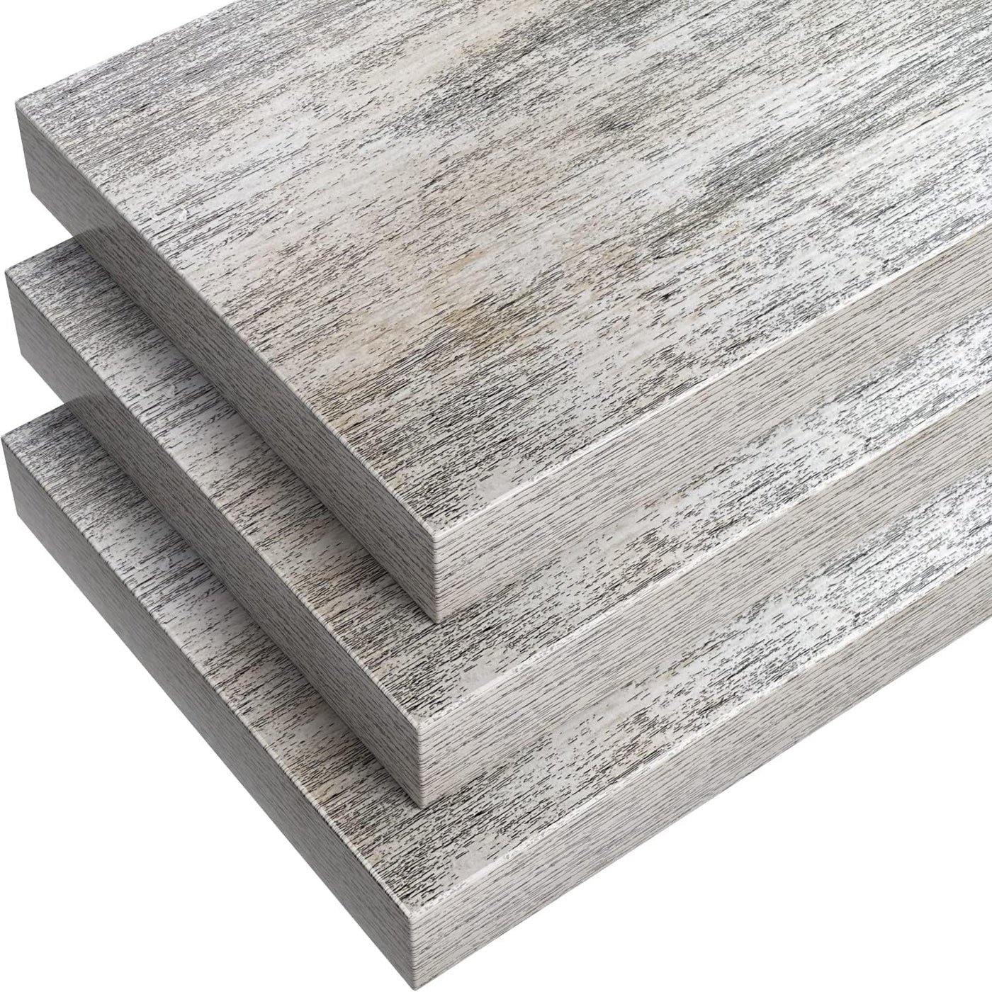 Floating Shelves - 3 Pack 16 Inch Rustic Wall Shelves for Bedroom, Kitchen, Living Room, Bathroom Shelves, Home Decor, Office - Floating Shelf for Trophy, Books, Frames, Toilet Paper