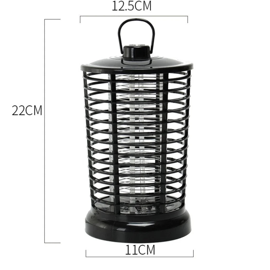 Electric Bug Zapper with Light Hook Portable Standing or Hanging Light for Home