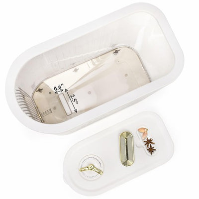 Clear Rice Holder Dispenser 22 Lbs Large Grain Storage Container with Measuring